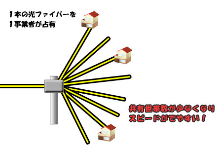 NURO光は独自配線