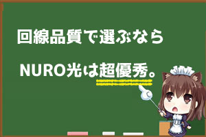 NURO光の回線品質